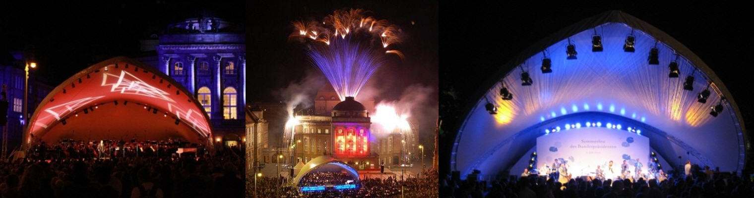 Opera tents in Germany